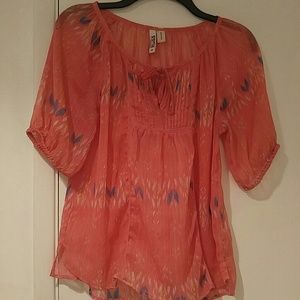 Mudd Coral Top